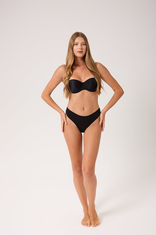 Kadın Siyah Slip Külot 5'li Paket