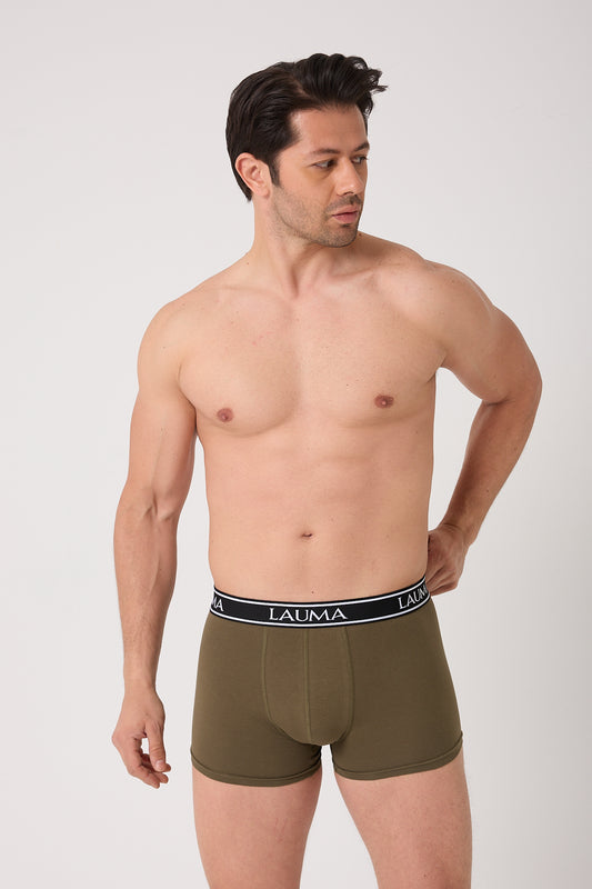 Erkek Haki Boxer 12'li Paket