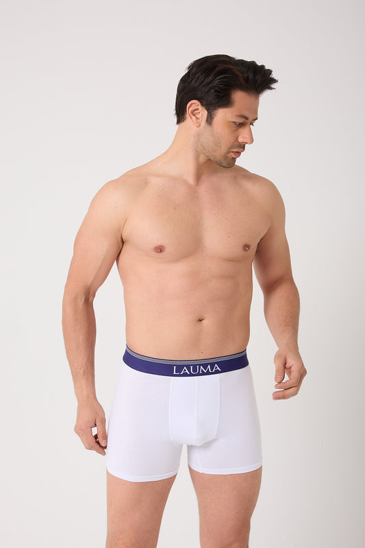 Erkek Beyaz Boxer 9'lu Paket