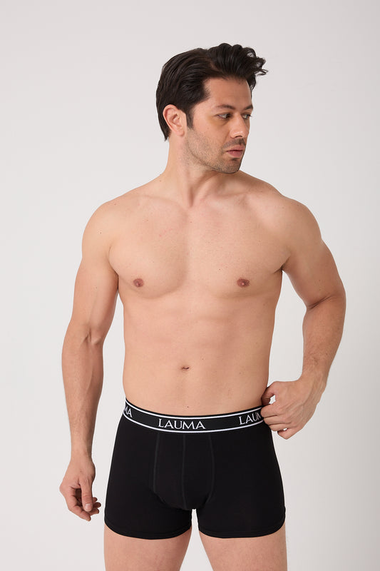 Erkek Siyah Boxer 3'lü Paket