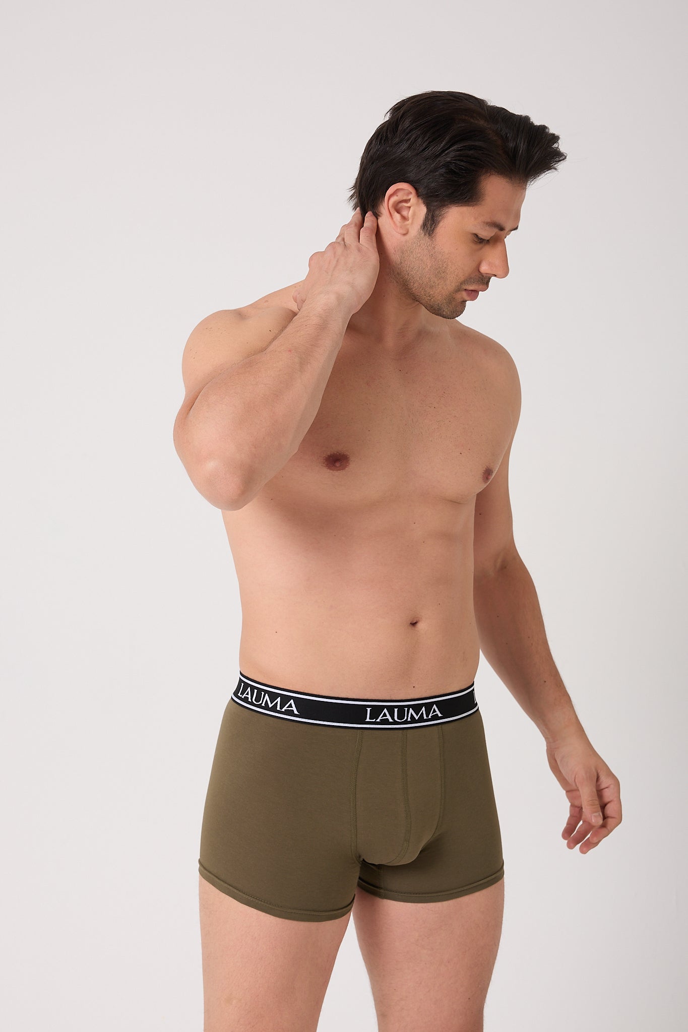 Erkek Haki Boxer 12'li Paket