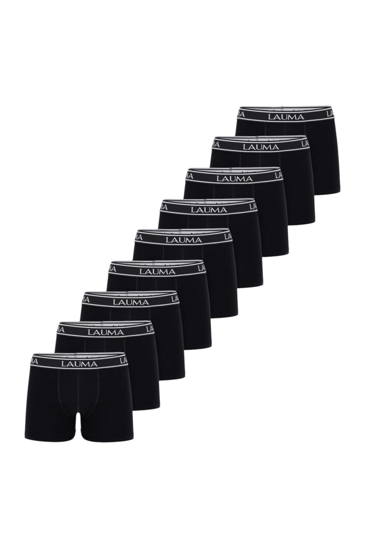 Erkek Siyah Boxer 9'lu Paket