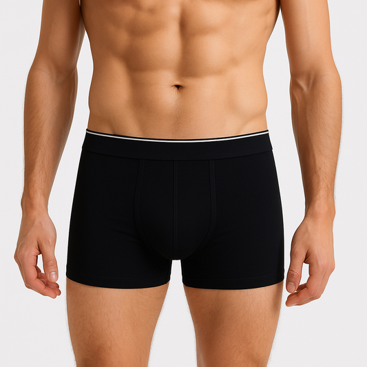 Erkek Siyah Boxer 6'lı Paket