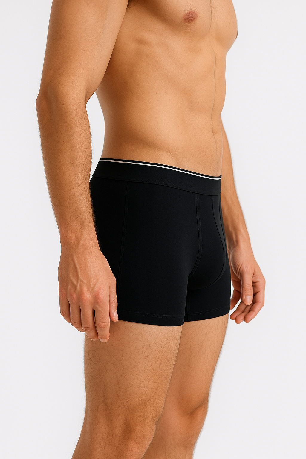 Erkek Siyah Boxer 6'lı Paket