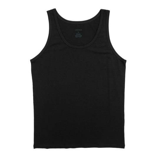 Erkek Siyah 5'li Geniş Yaka Penye Atlet