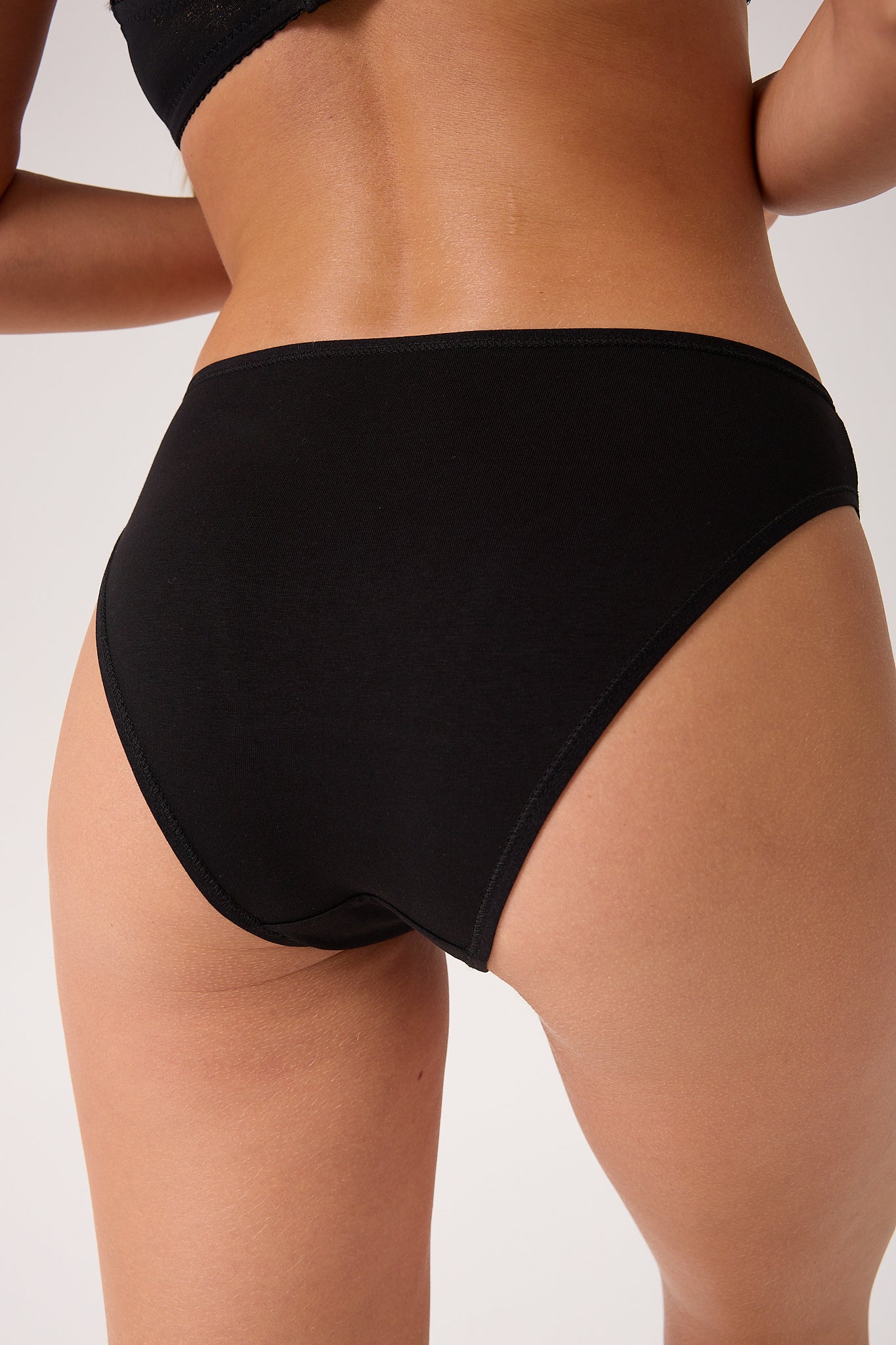 Kadın Siyah Slip Külot 5'li Paket