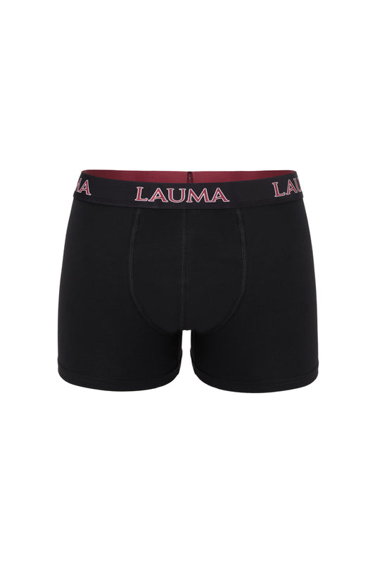 Erkek Bordo-Siyah Boxer 3’lü Paket