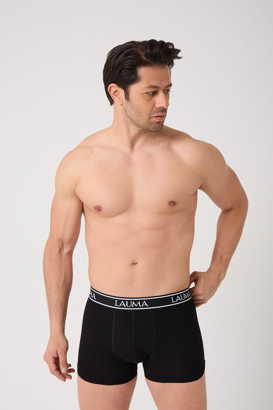 Erkek Siyah Boxer 12'li Paket