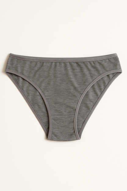 Kadın Gri Slip Külot 5'li Paket