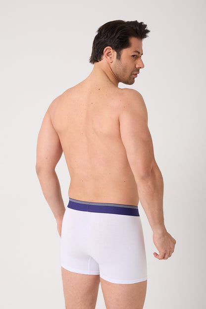 Erkek Beyaz Boxer 6'lı Paket