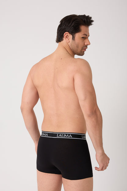 Erkek Siyah Boxer 6'lı Paket