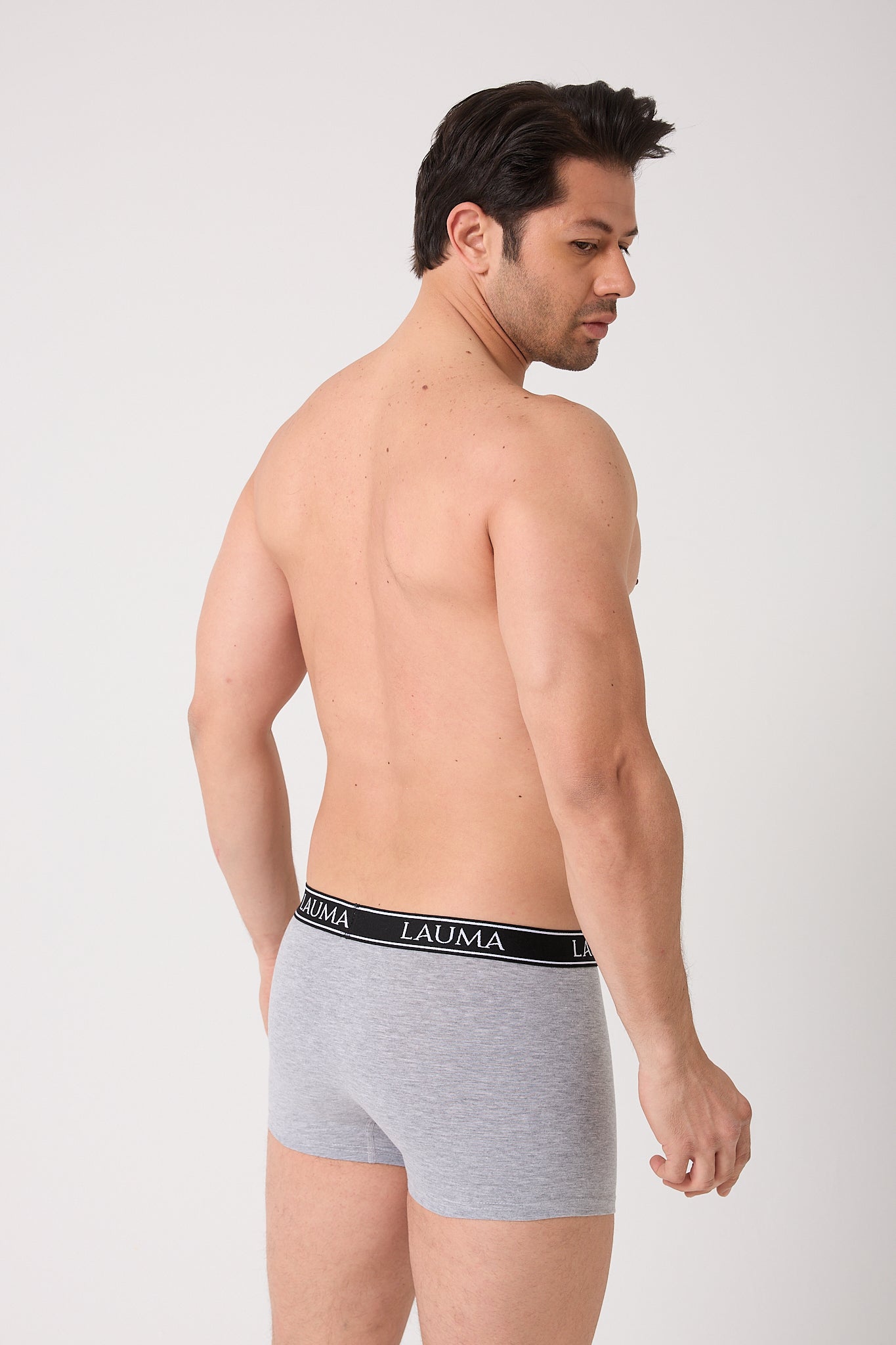 Erkek Açık Gri Boxer 9'lu Paket