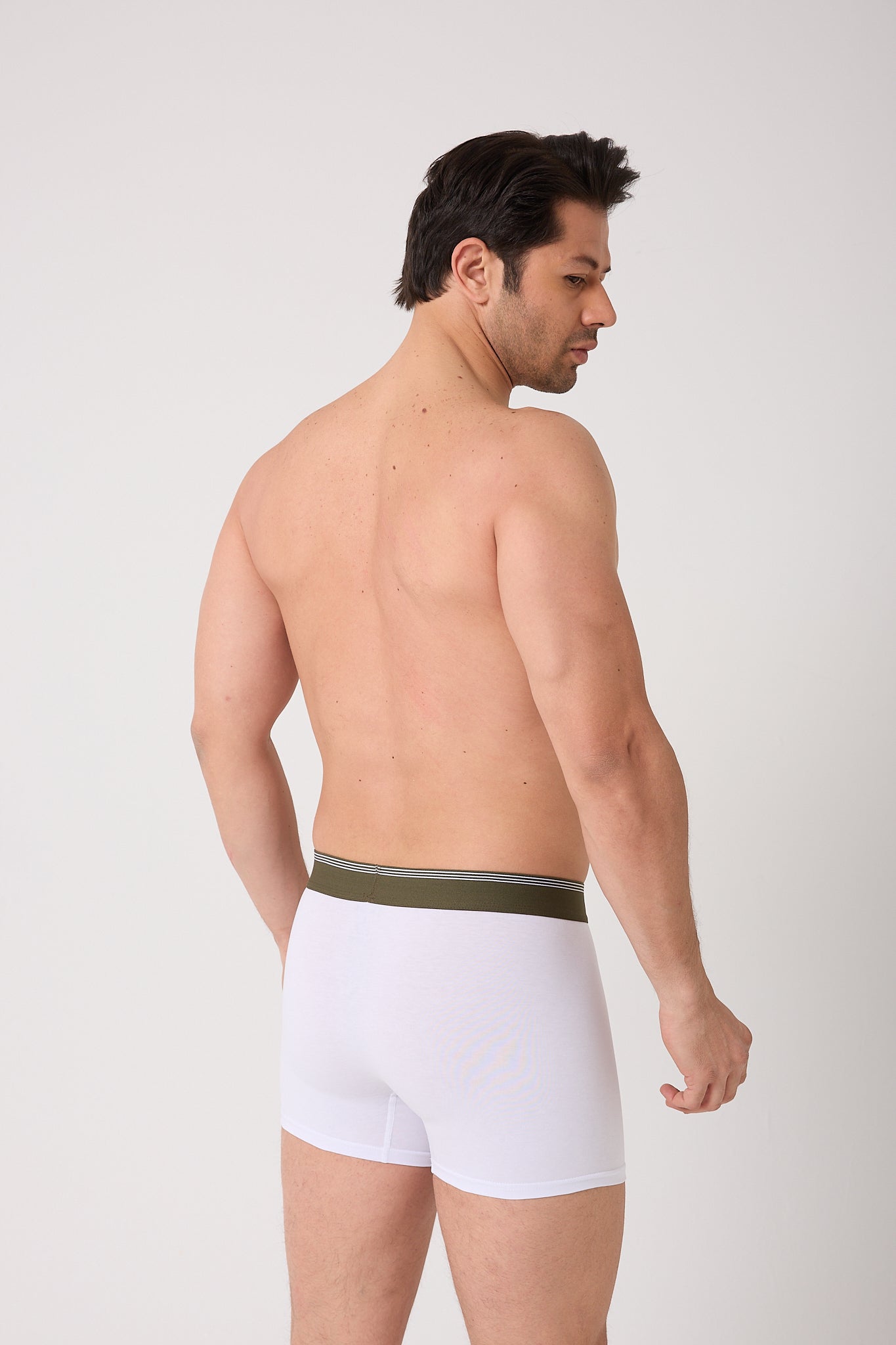 Erkek Beyaz Boxer 6'lı Paket