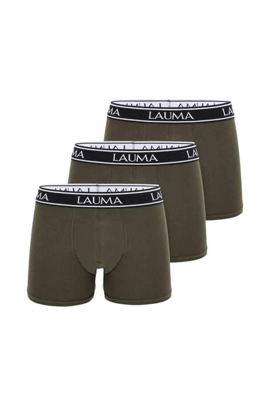 Erkek Haki Boxer 3'lü Paket