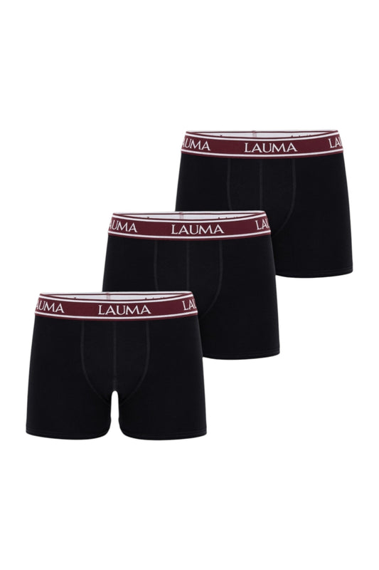 Erkek Siyah Boxer 3'lü Paket