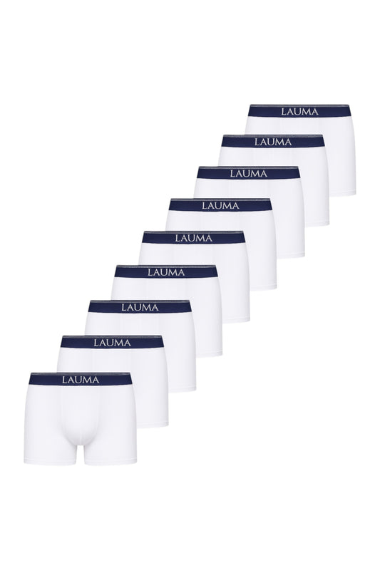 Erkek Beyaz Boxer 9'lu Paket