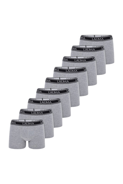 Erkek Açık Gri Boxer 9'lu Paket