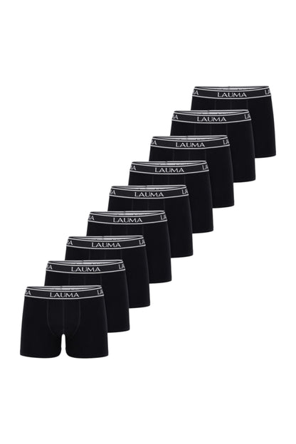 Erkek Siyah Boxer 9'lu Paket