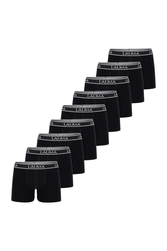 Erkek Siyah Boxer 9'lu Paket