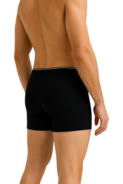 Erkek Siyah Boxer 6'lı Paket