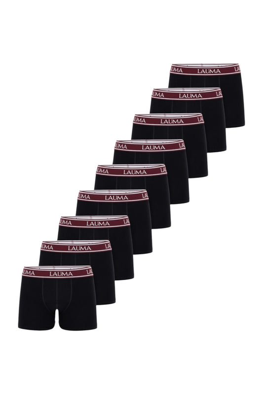 Erkek Siyah Boxer 9'lu Paket